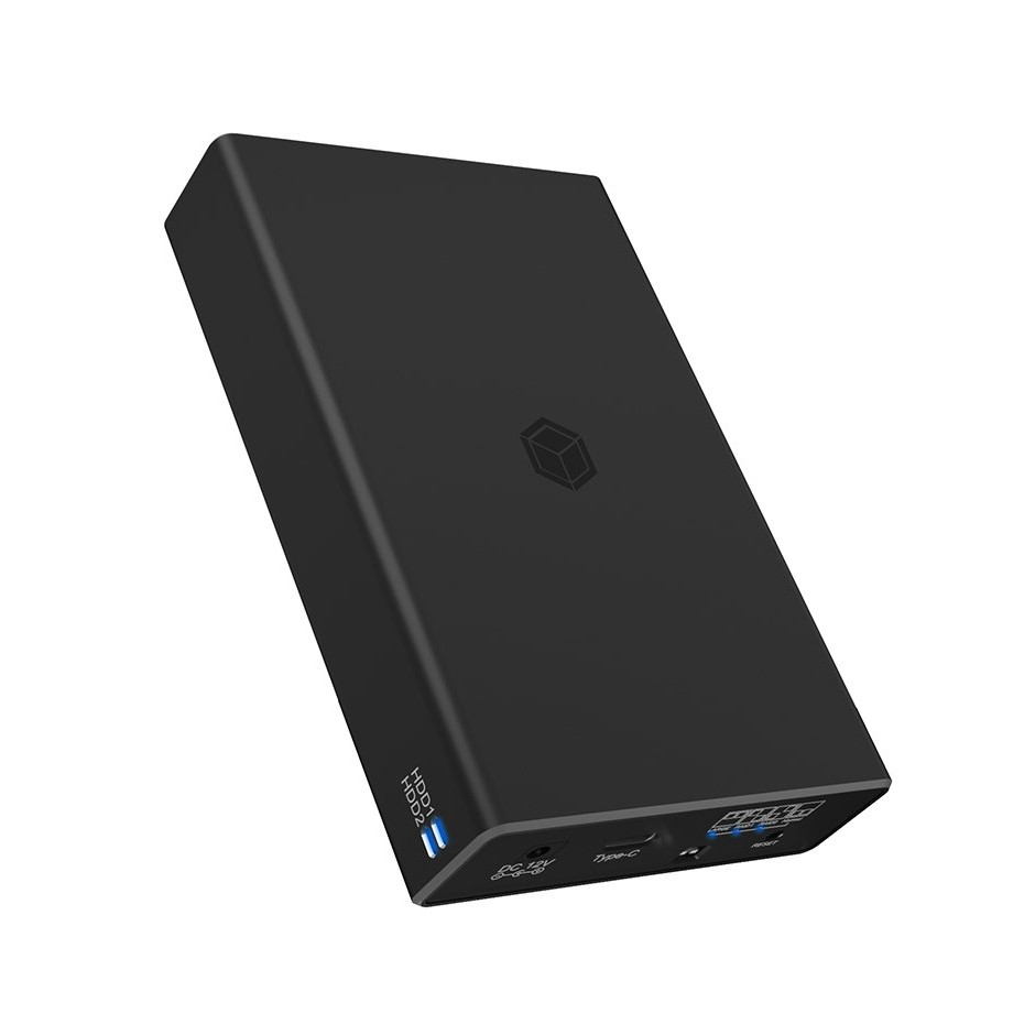 ICY BOX IB-RD2253-C31 External RAID enclosure for 2x2.5 SATA I/II/III SSD and HDD