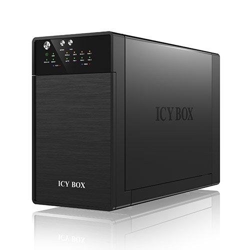 ICY BOX IB-RD3620SU3 External RAID system for 2x3.5 SATA I/II/III USB 3.0 eSATA Black