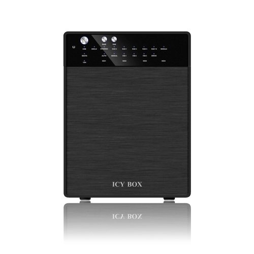 ICY BOX IB-RD3640SU3 External 4x3.5inch USB 3.0 eSATA Host RAID 0 1 3 5 10 Black