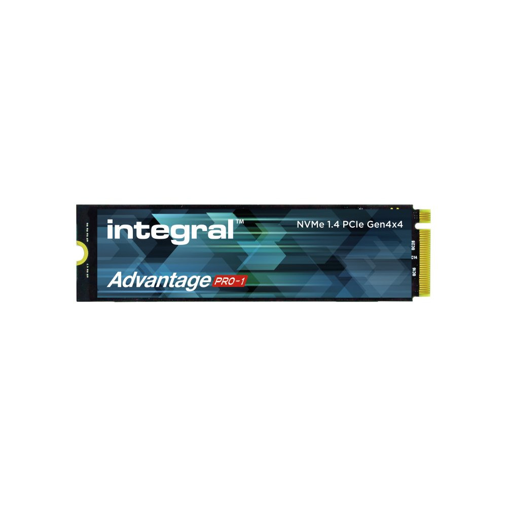 INTEGRAL SSD 1TB - 1000GB SSD M.2 2280 NVME 1.4 PCIe Gen4 x4 R-7200MB/s W-6000MB/s TLC TBW 700 ADVANTAGE PRO