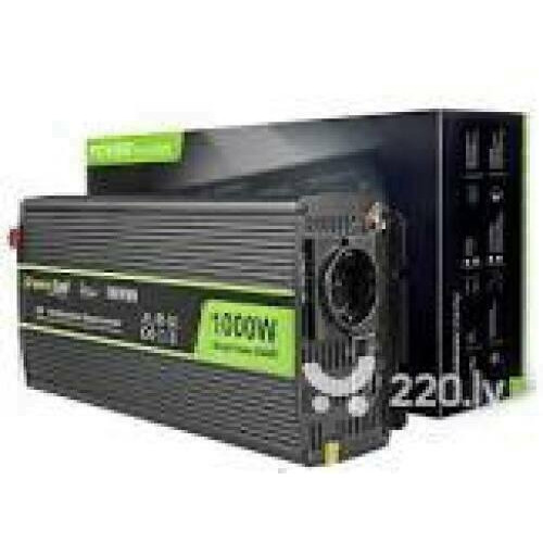 GREENCELL INV08 Voltage converter 12V - 220V 1000W/2000W