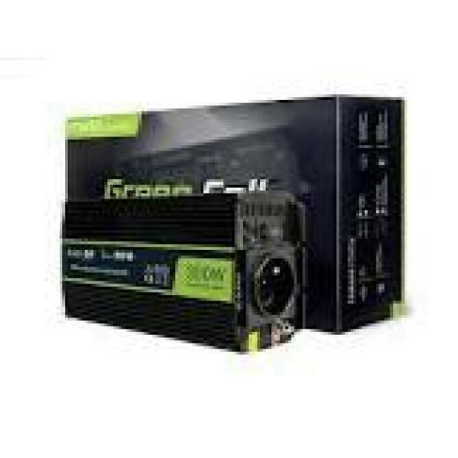 GREENCELL Car Power Inverter 24V to 230V 300W/600W Pure Sine