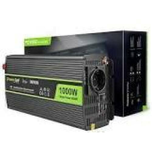 GREENCELL Inverter 12V - 230V 500W/1000W Pure sine wave