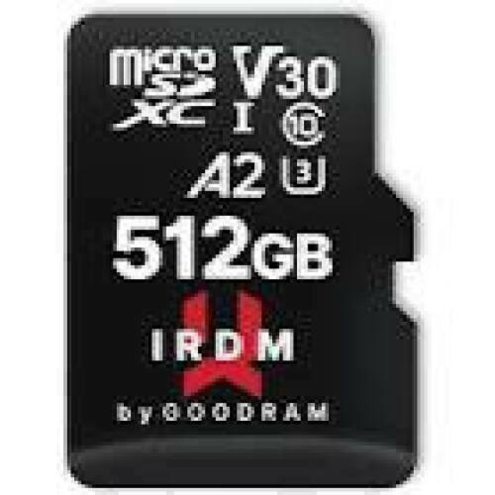 GOODRAM Memory Card IRDM 512GB UHS I U3 A2 + Adapter