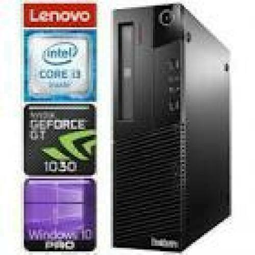 LENOVO REFURB M83 DT i3-4160 32GB RAM 128GB SSD+1TB GT1030 2GB DVD-RW W10P