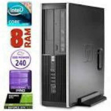 HP REFURB 8100 SFF Intel Core i5-750 8GB RAM 240SSD HD 7350 DVD W10P