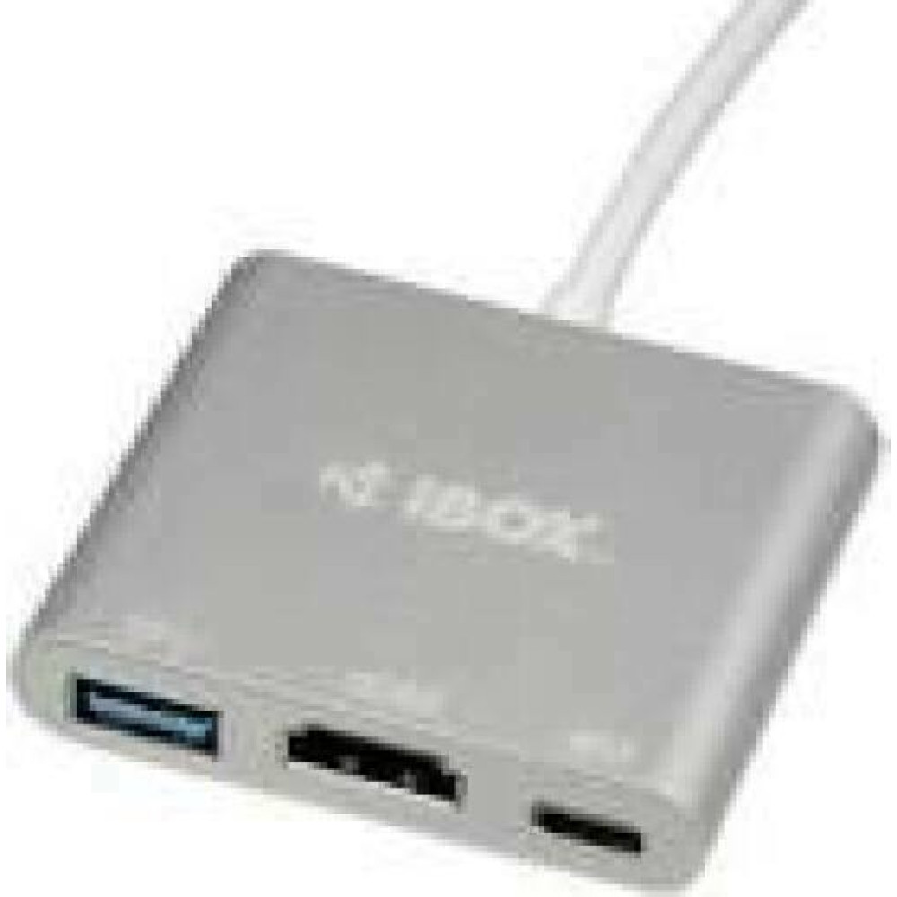 IBOX HUB USB TYPE-C POWER DELIVERY + HDMI + USB A