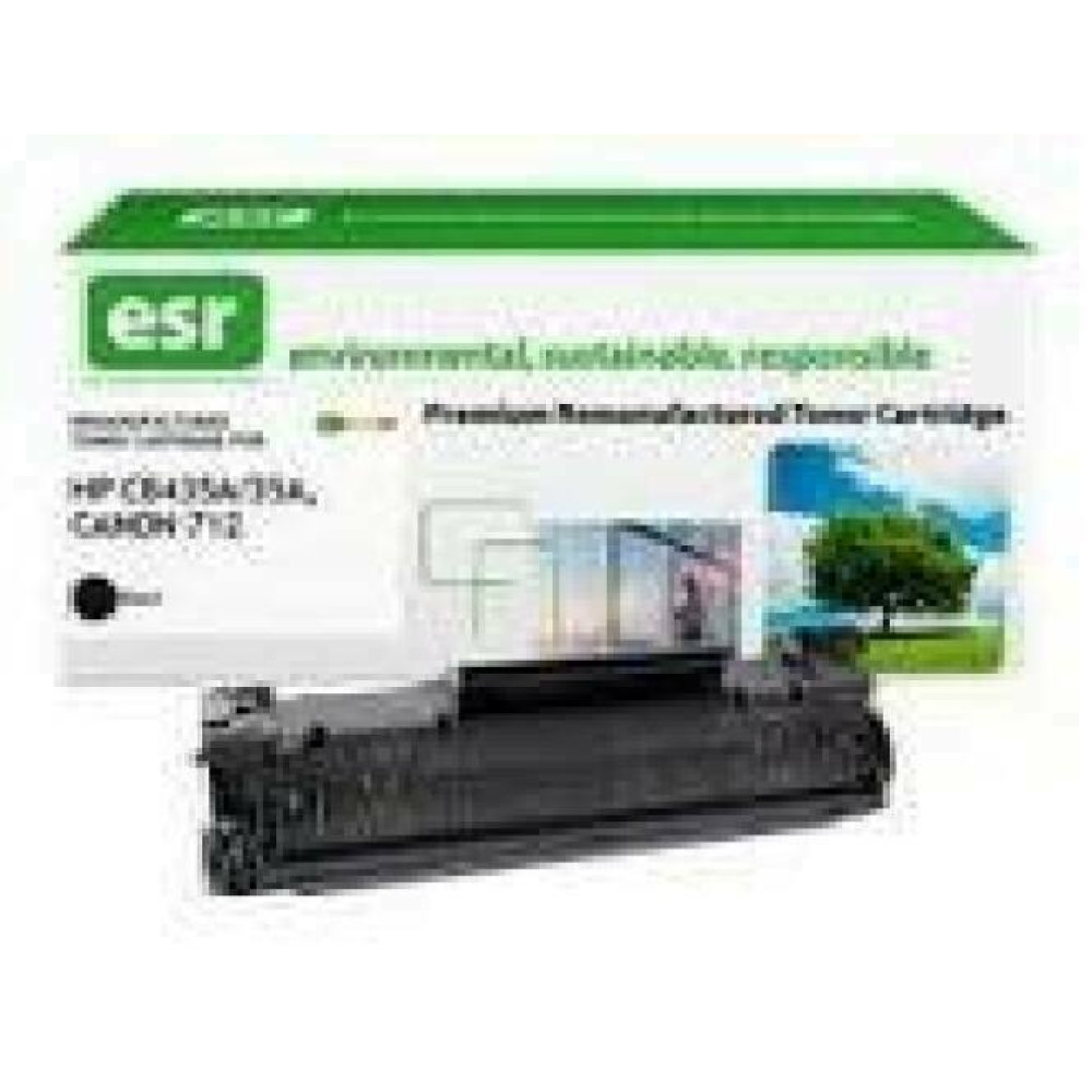 ESR Toner cartridge compatible with HP CB435A/Canon 1870B002 black remanufactured 1.500 pages