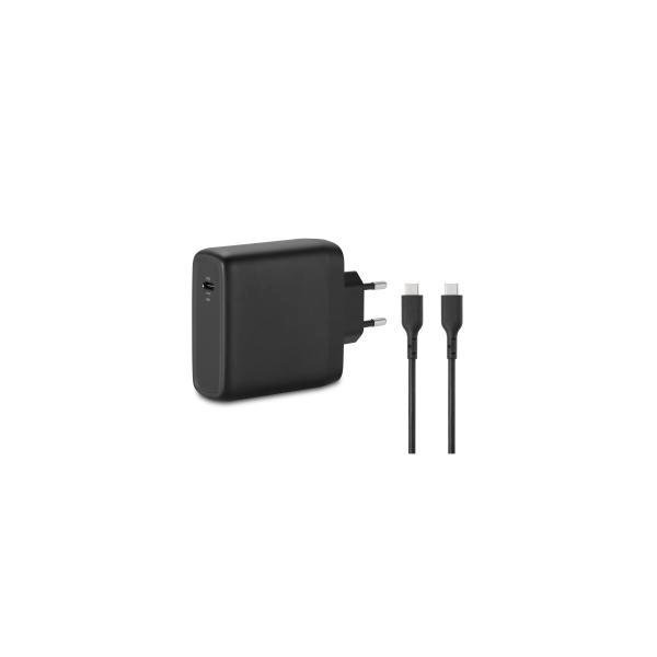 KENSINGTON 100W USB-C GaN Charger for USB-C Power Passthrough Mobile Docking Stations & Hubs - EU Plug