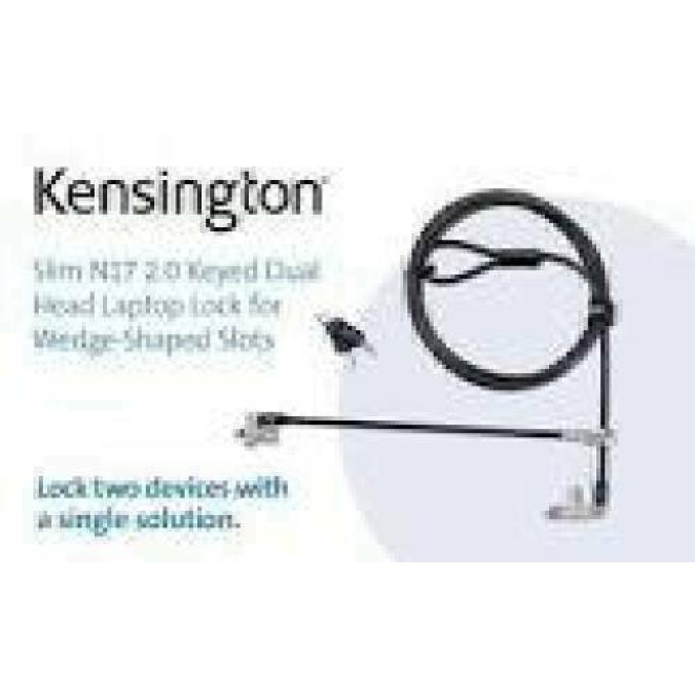 KENSINGTON Slim N17 2.0 Dual Keyed Laptop Lock