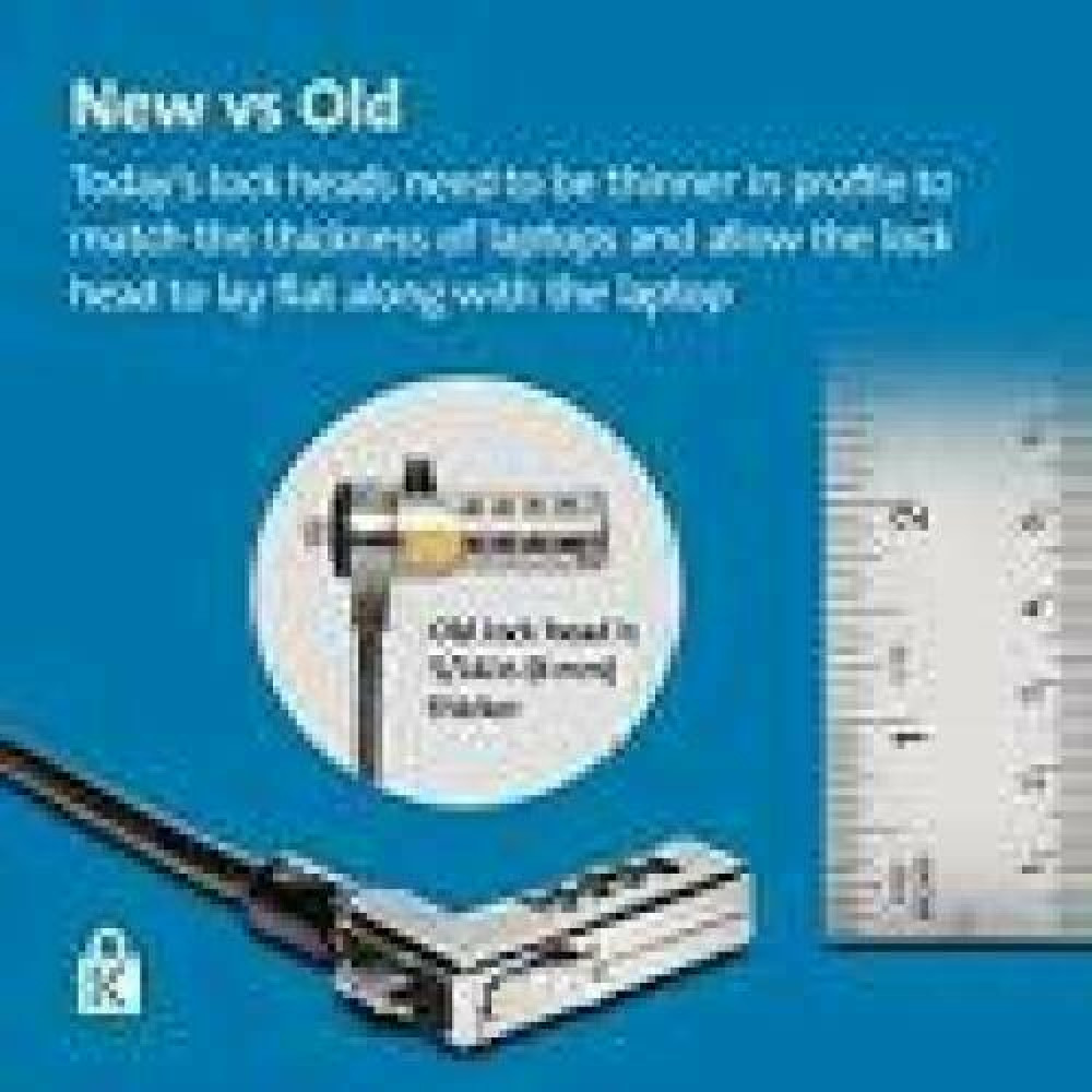 KENSINGTON Slim Resettable Combination Laptop Lock for Standard Security Slot