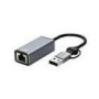 ART Adapter USB-C male Ethernet 10/100/1000Mbps RJ45 ALU 15cm oem