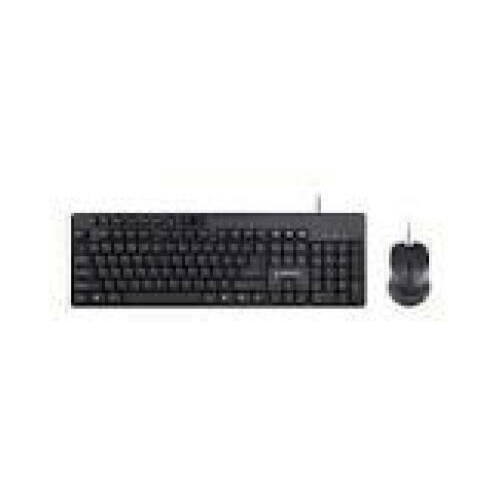 GEMBIRD Mouse and Keyboard desktop set black US-Layout