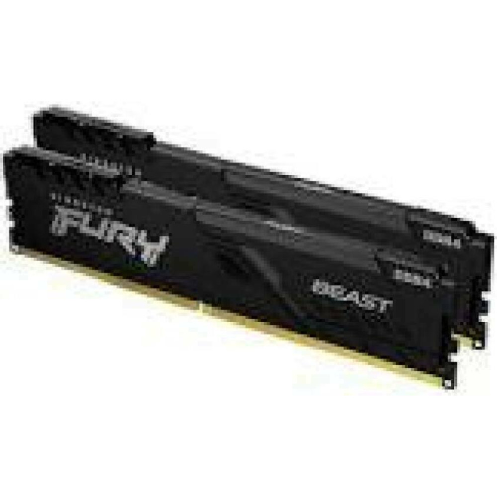 KINGSTON 32GB 3200MHz DDR4 CL16 DIMM Kit of 2 1Gx8 FURY Beast Black