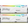 KINGSTON FURY Beast 32GB DIMM 5600MT/s DDR5 CL36 Kit of 2 White RGB EXPO