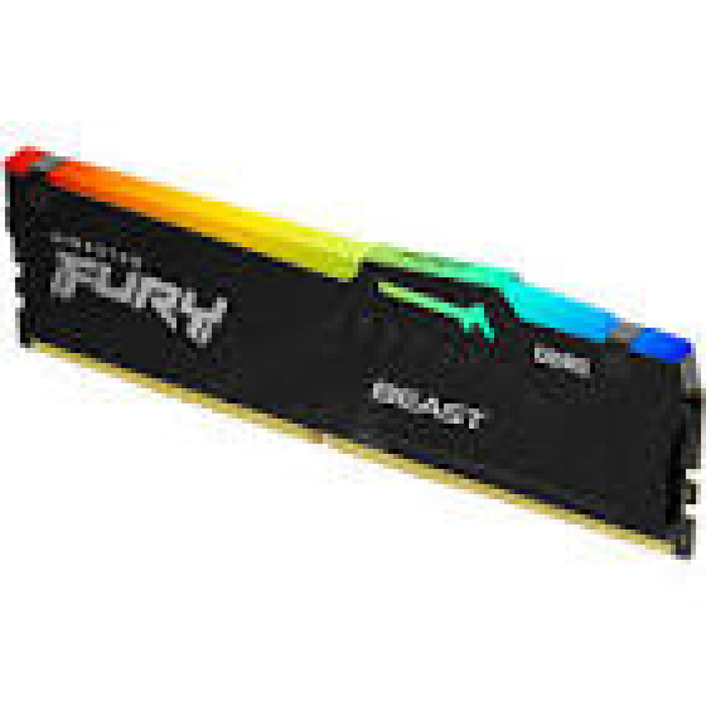 KINGSTON 16GB 6000MT/s DDR5 CL30 DIMM FURY Beast RGB XMP