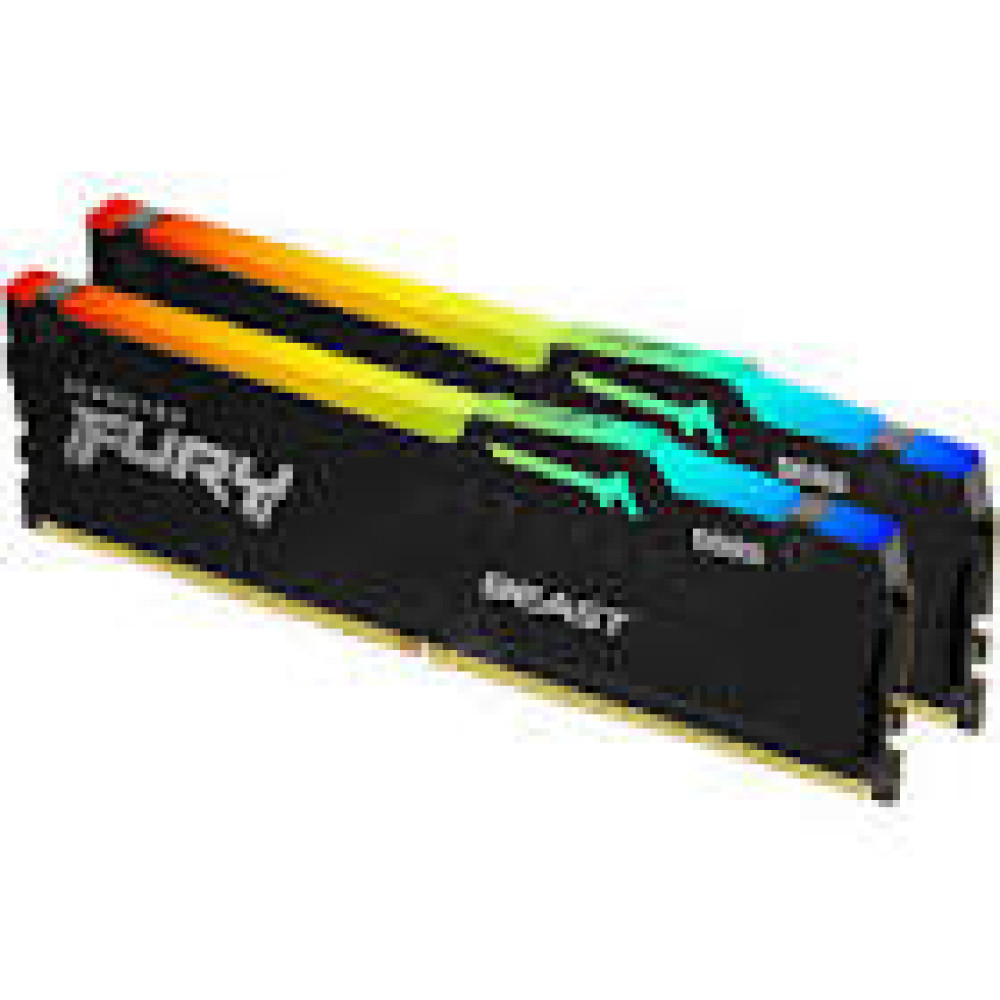 KINGSTON 32GB 6000MT/s DDR5 CL30 DIMM Kit of 2 FURY Beast Black XMP