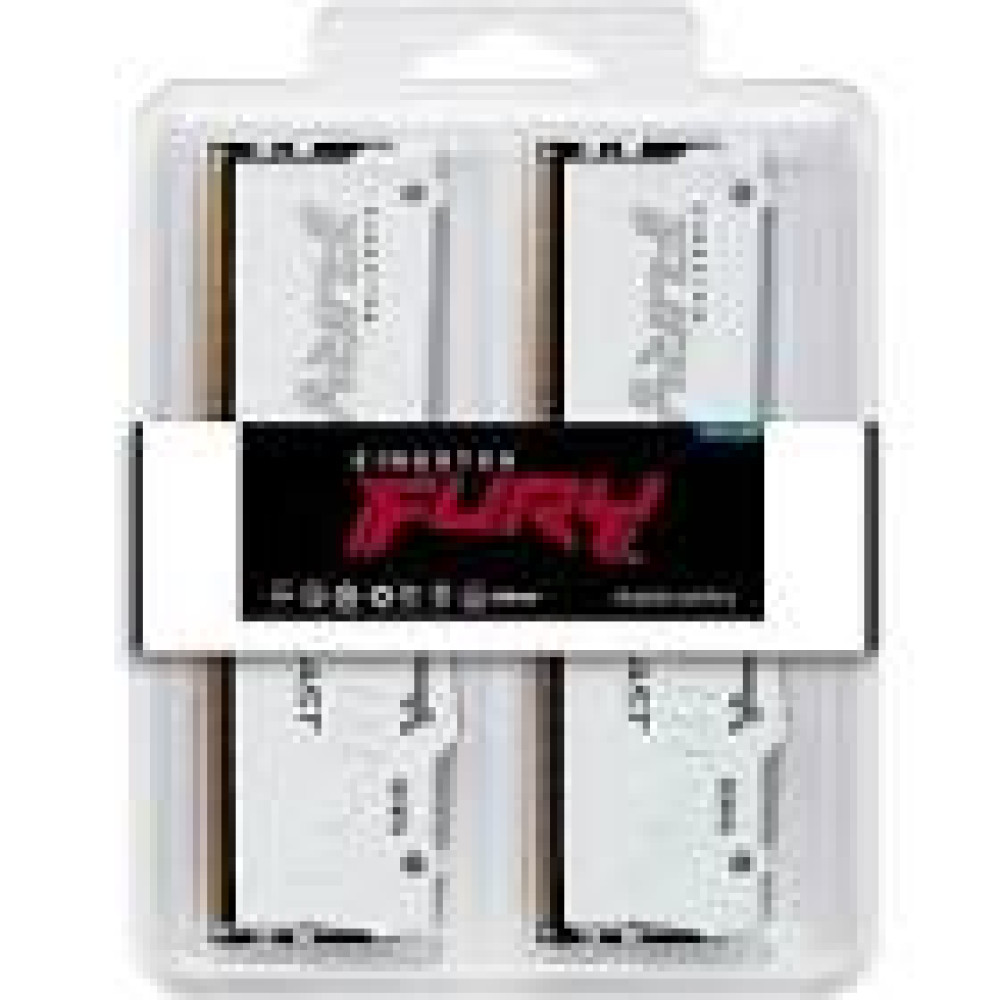 KINGSTON 64GB 6000MT/s DDR5 CL30 DIMM Kit of 2 FURY Beast White RGB EXPO