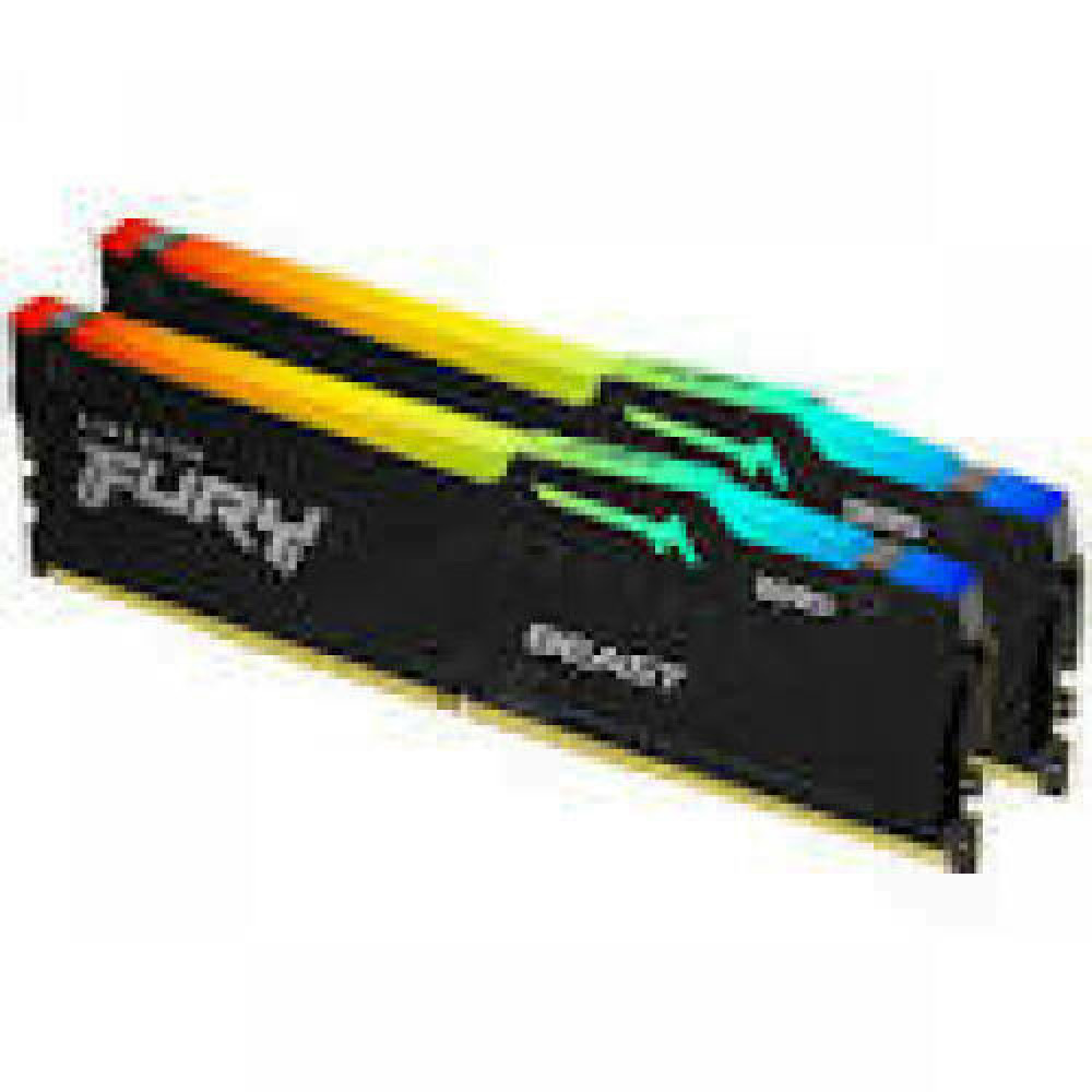 KINGSTON 16GB 6000MT/s DDR5 CL36 DIMM Kit of 2 FURY Beast RGB EXPO