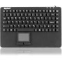 KEYSONIC KSK-5230 IN silicon keyboard with touchpad water resistant antimicrobial intustry antifungal