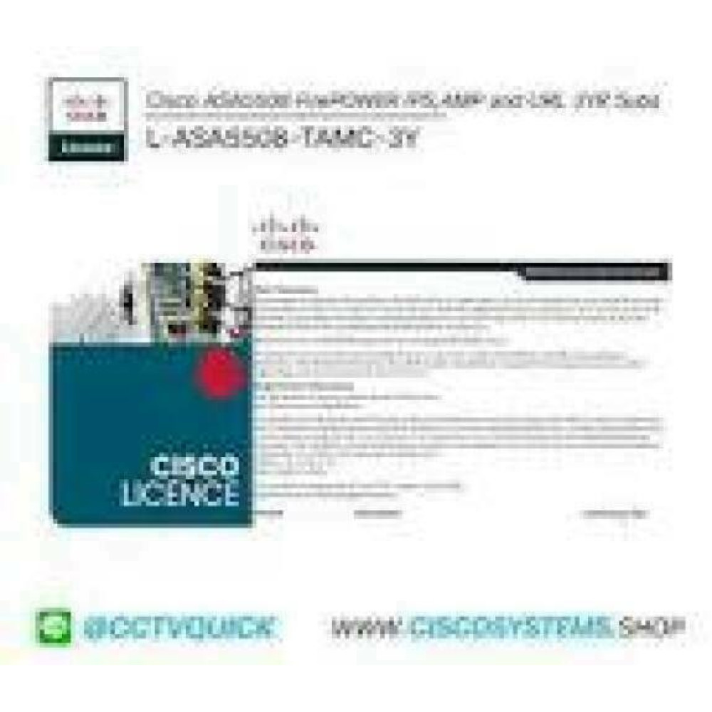 CISCO ASA5508 FirePOWER IPS AMP and URL 3YR Subs