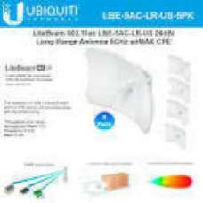 UBIQUITI LBE-5AC-LR LiteBeam AC LR - 26 dBi 2x2 MIMO airMAX AC CPE 450+ Mbps