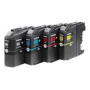 BROTHER LC-121 ink cartridge black and tri-colour 1-pack blister without alarm