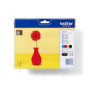 BROTHER LC-121 ink cartridge black and tri-colour 1-pack blister without alarm