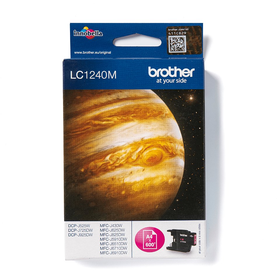 BROTHER LC-1240 ink cartridge magenta high capacity 600 pages 1-pack