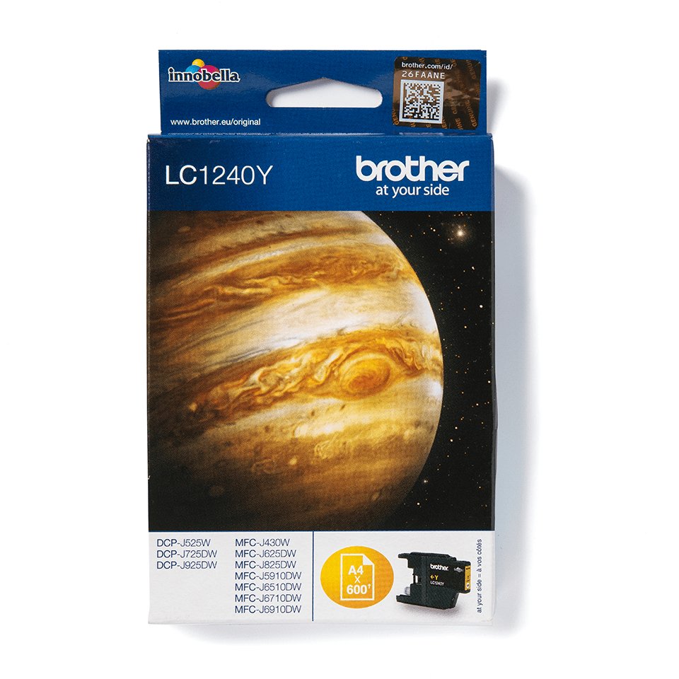 BROTHER LC-1240 ink cartridge yellow high capacity 600 pages 1-pack