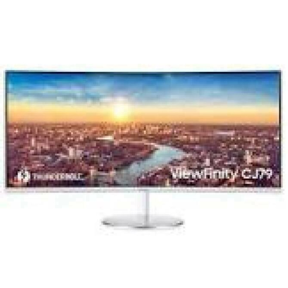 SAMSUNG C34J791 34inch 21:9 Wide Curved 1500R 3440x1440 Qdot 100Hz USBC/TBT3x2/DP/HDMIUSB3.0x2 Glossy white/silver HAS VESA Speaker