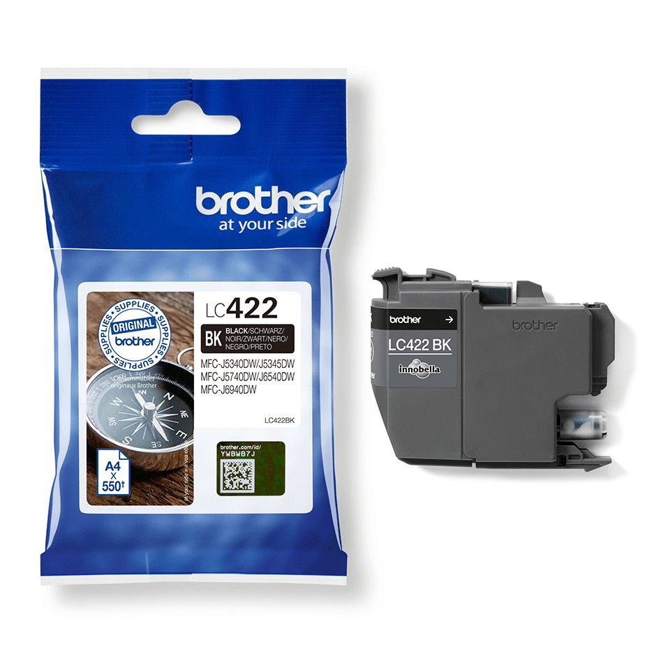 BROTHER LC422BK Ink Cartridge For BH19M/B Compatible with MFC-J5340DW MFC-J5740DW MFC-J6540DW MFC-J6940DW 550 pages