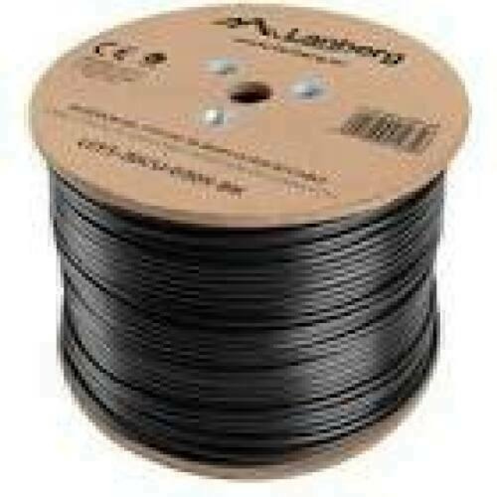LANBERG LCF5-30CU-0305-BK FTP solid outdoor gel. cable CU cat.5e 305m Gray