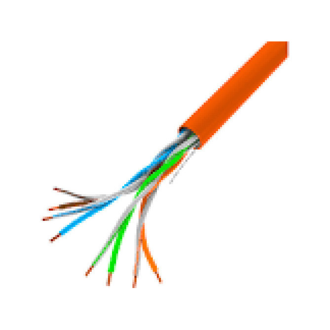 LANBERG LAN cable UTP cat.5e 305m solid CCA orange