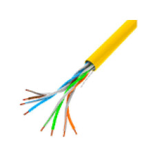 LANBERG LAN cable UTP cat.5e 305m yellow solid CU fluke