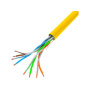 LANBERG LAN cable UTP cat.5e 305m yellow solid CU fluke