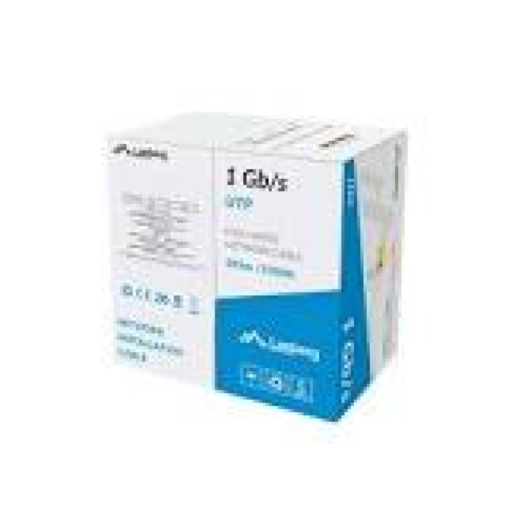 LANBERG Lan Cable UTP 1Gb/s 305m solid CCA Blue