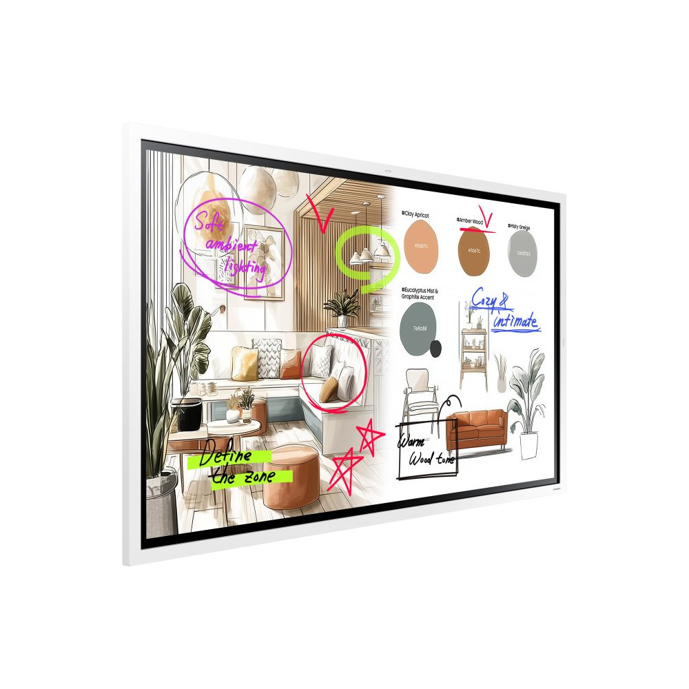 SAMSUNG FLIP 5 PRO WM55FX 55inch Tactile Infrared 20p UHD 3840x2160 16:9 350 without glass 16/7 from the mate