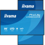 IIYAMA LH8664UHS-B3AG 86inch 3840x2160 UHD IPS panel Haze 25perc 500cd/m Landscape and Portrait Speakers 2x 10W 2x HDMI 1x USB-C DP