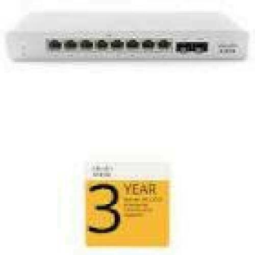 CISCO Meraki MS120-8 Enterprise License and Support 3 year