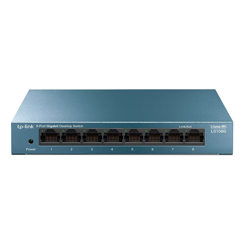 TP-LINK LiteWave 8-Port Gigabit Desktop Switch 8 Gigabit RJ45 Ports Desktop Steel Case