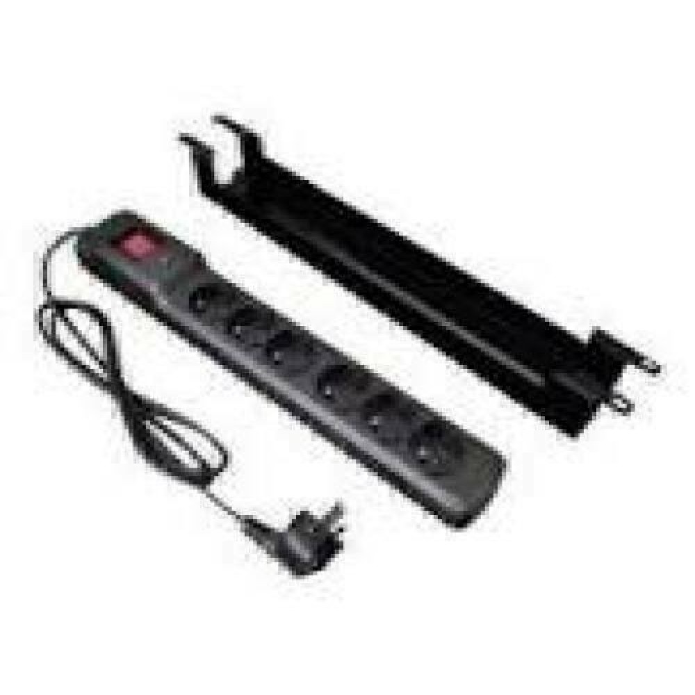 ARMAC Multi M6 Surge protector rack 19inch 6x French outlets 1.5m black