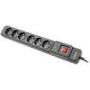 ARMAC M6/45/CZ Surge Protection MULTI M6 6 outlets 4.5m black