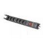 ARMAC Multi M6 Surge protector rack 19inch 6x French outlets 5m black