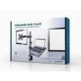 GEMBIRD MA-DA2P-01 Adjustable desk 2-display mounting arm 17-32inch up to 9 kg