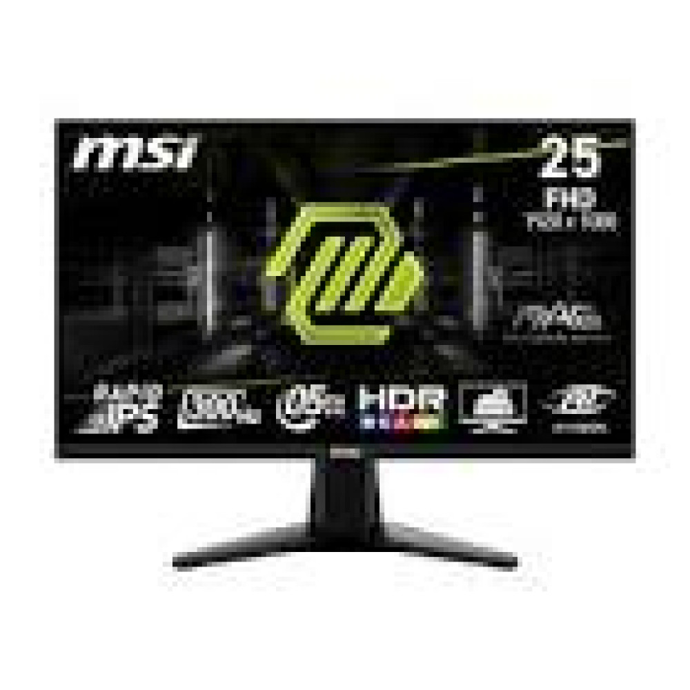 MSI MAG 255XF 24.5inch Rapid IPS FHD 300Hz 1ms 2xHDMI DP Black