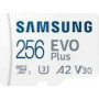 SAMSUNG EVO PLUS microSD 256GB 2024 incl. SD Adapter memory card UHS-I U3 Full HD and 4K UHD 160 MB/s read