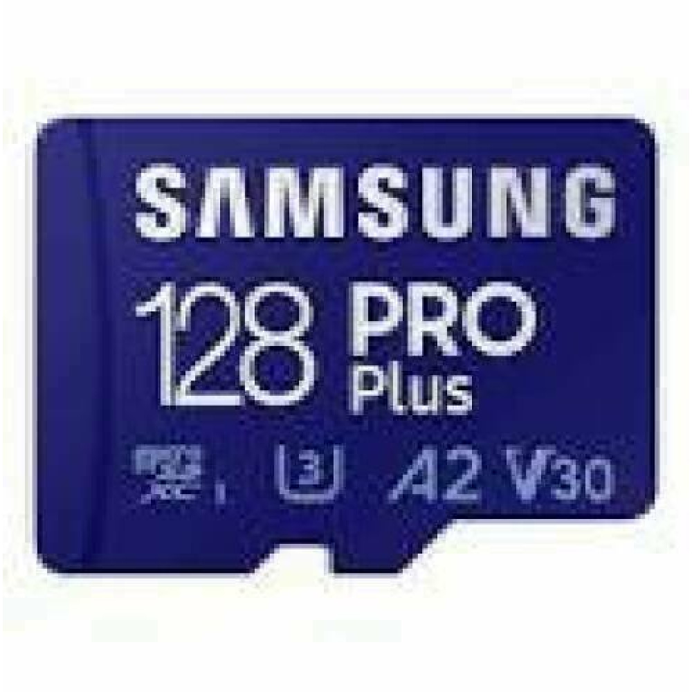 SAMSUNG PRO Plus microSD 128GB Up to 180MB/s Read and 130MB/s Write speed with Class 10 4K UHD incl. Card reader 2023