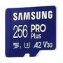 SAMSUNG PRO Plus microSD 256GB Up to 180MB/s Read and 130MB/s Write speed with Class 10 4K UHD incl. Card reader 2023