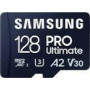 SAMSUNG Pro Ultimate microSD 128GB Memory Card UHS-I U3 FHD 4K UHD 200MB/s Read 130 MB/s Write for Smartphone Drone Incl SD Adapter